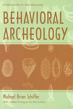 portada behavioral archeology (en Inglés)