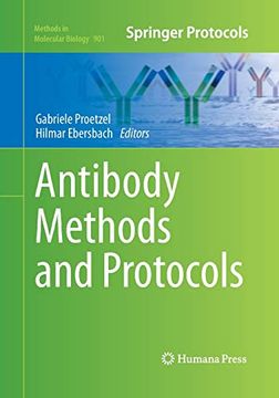 portada Antibody Methods and Protocols (Methods in Molecular Biology, 901) (en Inglés)