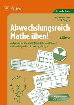 portada Abwechslungsreich Mathe Üben! 4. Klasse (en Alemán)