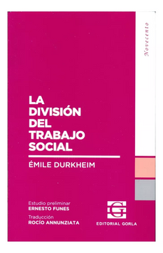 portada La división del trabajo social (in Spanish)