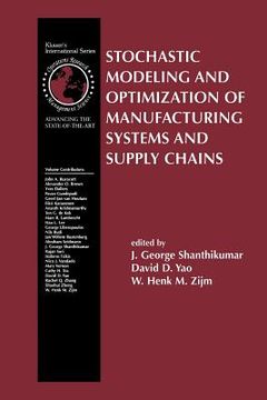 portada Stochastic Modeling and Optimization of Manufacturing Systems and Supply Chains