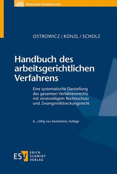 portada Handbuch des Arbeitsgerichtlichen Verfahrens (en Alemán)