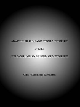 portada analyses of iron and stone meteorites, with the field columbian museum of meteorites