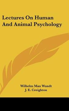 portada lectures on human and animal psychology
