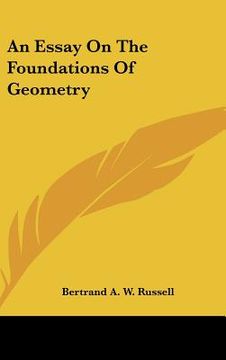 portada an essay on the foundations of geometry (en Inglés)