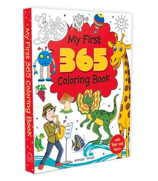 portada My First 365 Coloring Book: Jumbo Coloring Book for Kids (with Tear Out Sheets) (en Inglés)