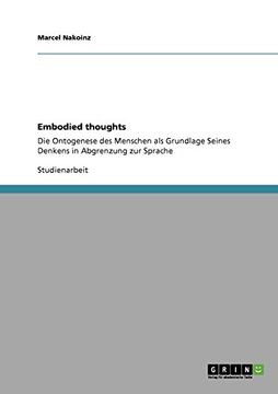 portada Embodied thoughts (German Edition)