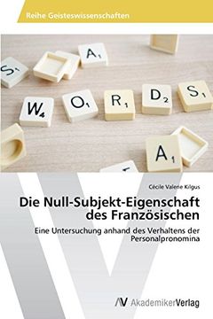 portada Die Null-Subjekt-Eigenschaft des Französischen