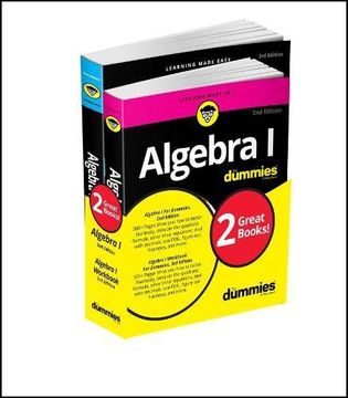 portada Algebra i Workbook for Dummies With Algebra i for Dummies 3e Bundle (en Inglés)