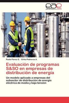 portada evaluacion de programas s&so en empresas de distribucion de energia