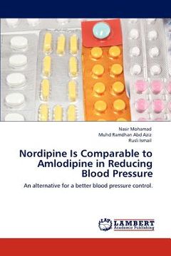 portada nordipine is comparable to amlodipine in reducing blood pressure (en Inglés)