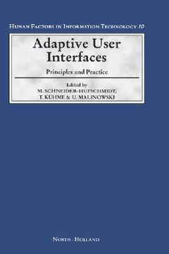 portada adaptive user interfaces: principles and practice (en Inglés)