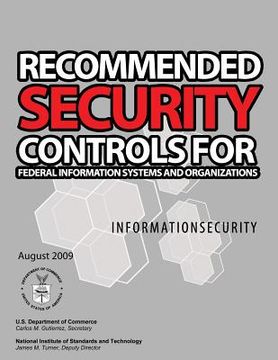 portada Recommended Security Controls for Federal Information Systems and Organizations (en Inglés)