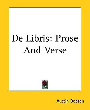 portada de libris: prose and verse (en Inglés)