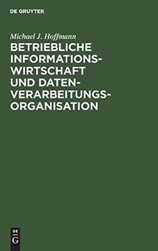 portada Betriebliche Informationswirtschaft und Datenverarbeitungsorganisation (en Alemán)