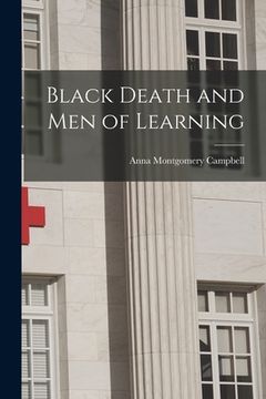 portada Black Death and Men of Learning