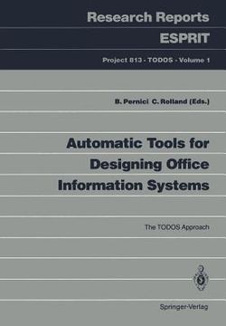 portada automatic tools for designing office information systems: the todos approach