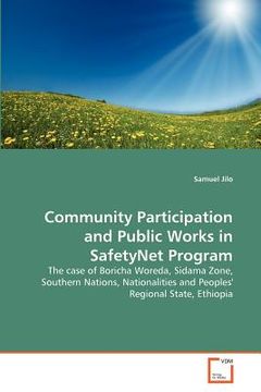 portada community participation and public works in safetynet program (en Inglés)