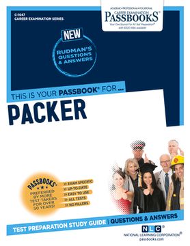 portada Packer (C-1647): Passbooks Study Guide Volume 1647 (en Inglés)