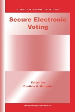 portada Secure Electronic Voting (in English)