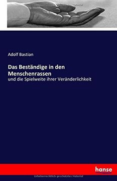 portada Das Beständige in den Menschenrassen: und die Spielweite ihrer Veränderlichkeit (German Edition)