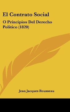 portada El Contrato Social: O Principios del Derecho Politico (1820) (in Spanish)