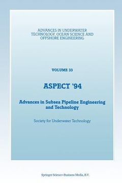 portada Aspect '94: Advances in Subsea Pipeline Engineering and Technology (en Inglés)