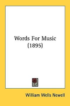 portada words for music (1895) (in English)