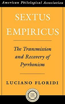 portada Sextus Empiricus: The Transmission and Recovery of Pyrrhonism (Society for Classical Studies American Classical Studies) (en Inglés)