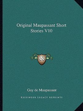 portada original maupassant short stories v10 (in English)