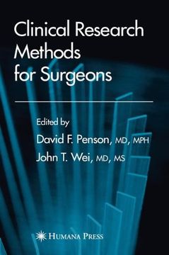 portada clinical research methods for surgeons (en Inglés)