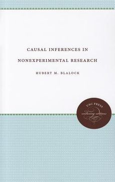 portada Causal Inferences in Nonexperimental Research (en Inglés)