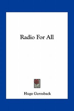 portada radio for all (in English)
