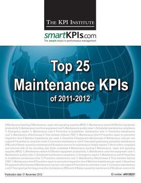 portada Top 25 Maintenance KPIs of 2011-2012 (en Inglés)