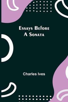 portada Essays Before a Sonata (en Inglés)