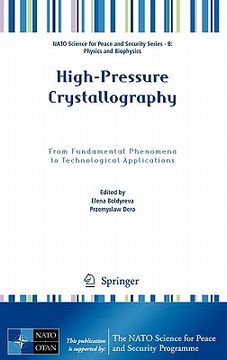 portada high-pressure crystallography: from fundamental phenomena to technological applications (en Inglés)