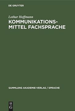 portada Kommunikationsmittel Fachsprache (in German)