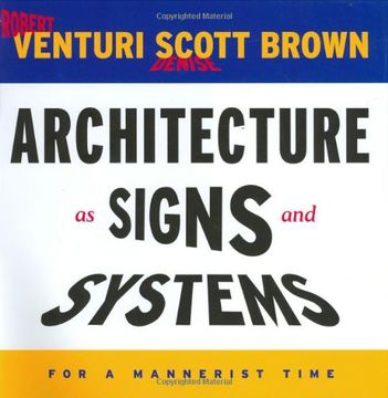 portada Architecture as Signs and Systems (The William e. Massey sr. Lectures in the History of American Civilization) (in English)