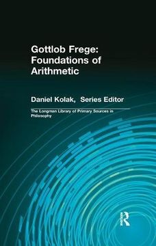 portada Gottlob Frege: Foundations of Arithmetic: (Longman Library of Primary Sources in Philosophy) (in English)