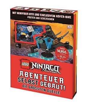 portada Lego® Ninjago® Abenteuer Selbst Gebaut! Die Größten Duelle: Mit Minifigur und Exklusivem Lego® Modell, Poster und Lesezeichen (in German)