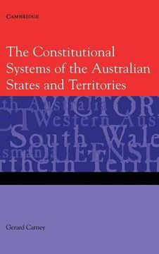 portada The Constitutional Systems of the Australian States and Territories (en Inglés)