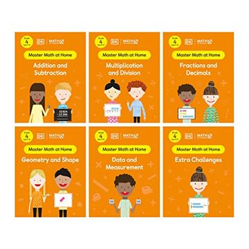 portada Math - no Problem! Collection of 6 Workbooks, Grade 4 Ages 9-10 (Master Math at Home) (en Inglés)