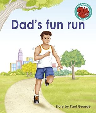 portada Dad'S fun run (Red Squirrel Phonics Level 2 set 2) (en Inglés)