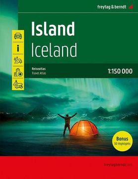 portada Island Reiseatlas, Autoatlas 1: 150. 000, Spiralbindung, Freytag & Berndt
