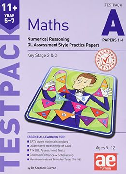 portada 11+ Maths Year 5-7 Testpack A Papers 1-4: Numerical Reasoning Gl Assessment Style Practice Papers