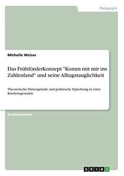 portada Das Frhfrderkonzept Komm mit mir ins Zahlenland und Seine Alltagstauglichkeit Theoretische Hintergrnde und Praktische Erprobung in Einer Kindertagessttte (en Alemán)