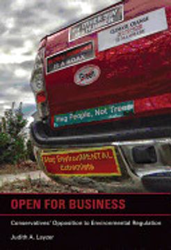 portada Open for Business (American and Comparative Environmental Policy): Conservatives’ Opposition to Environmental Regulation (en Inglés)