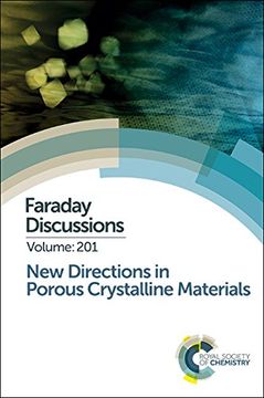portada New Directions in Porous Crystalline Materials: Faraday Discussion 201 (Faraday Discussions) (en Inglés)