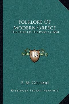 portada folklore of modern greece: the tales of the people (1884) (in English)