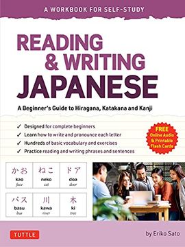 portada Reading & Writing Japanese: A Workbook for Self-Study: A Beginner'S Guide to Hiragana, Katakana and Kanji (Free Online Audio and Printable Flash Cards) (en Inglés)